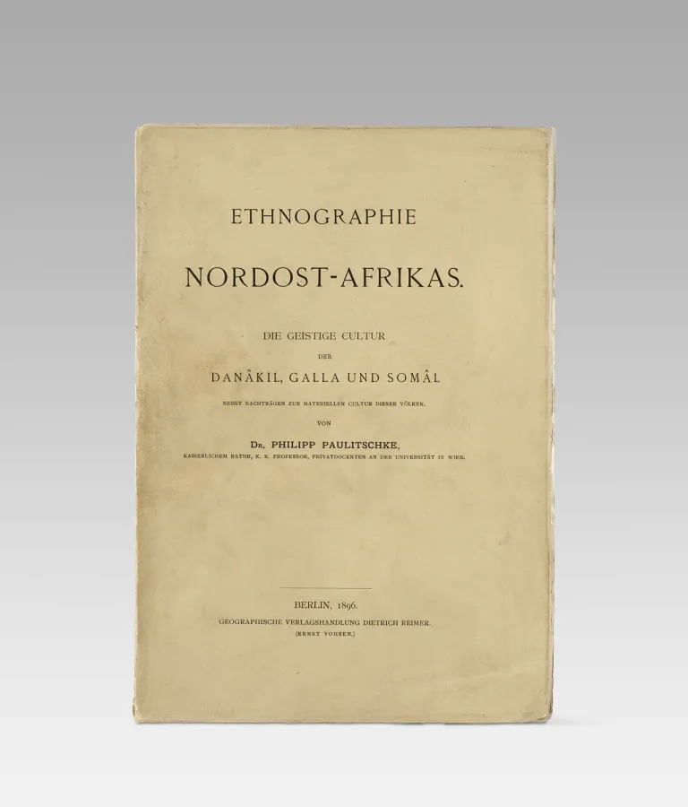 Philipp Paulitschke – Etnografie severovýchodní Afriky