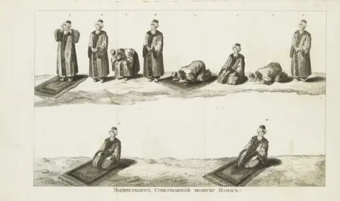 Gavriil Andreevich Sarychev et al. – Collection de 22 vues et planches ethnographiques gravées sur cuivre avec titres cyrilliques
