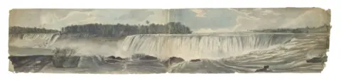 (Chutes du Niagara.) Vers 1820