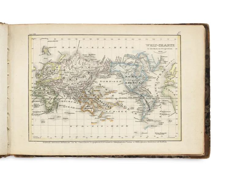 Atlas à usage manuel pour la description complète de la Terre