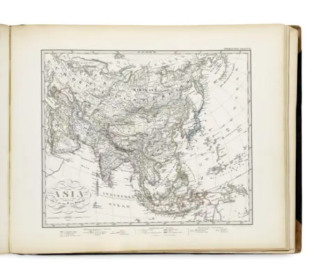 Adolf Stieler – Atlas général de toutes les parties du monde et de l'univers