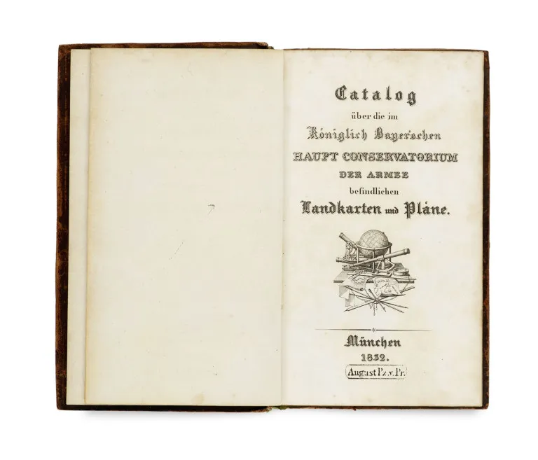 Catalog über die im Königlich Bayerischen Haupt Conservatorium der Armee befindlichen Landkarten und Pläne