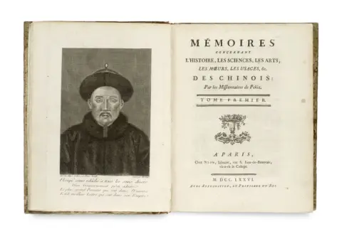 Joseph Marie Amiot et al. – Mémoires concernant l'Histoire, les Sciences, les Arts, les Moeurs, les Usages, &c. Des Chinois