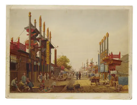 Rue principale à Pékin