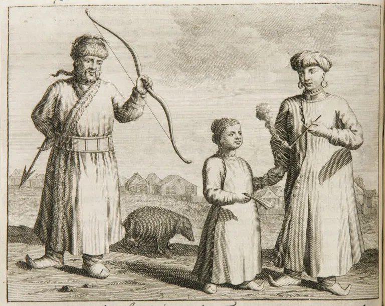 Everhard Ysebrants Ides – Voyage de trois ans en Chine, par voie terrestre de Moscou ... De Moscou, Groot, Ustiga, Siriania, Permia,…