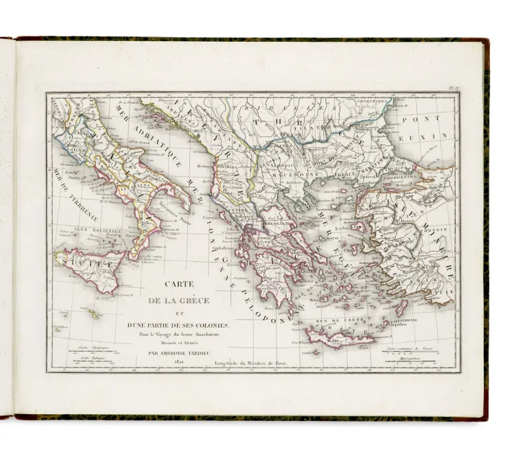 Jean Jacques Barthélemy – Voyage du jeune Anarchis en Grece, vers le milieu du quarieme siecle avant l`lere vulgaire