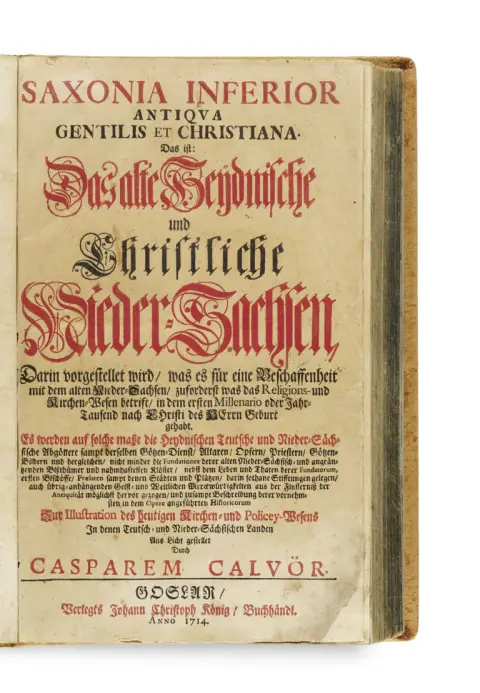 Caspar Calvör – Saxonia inferior antiqua gentilis et christiana