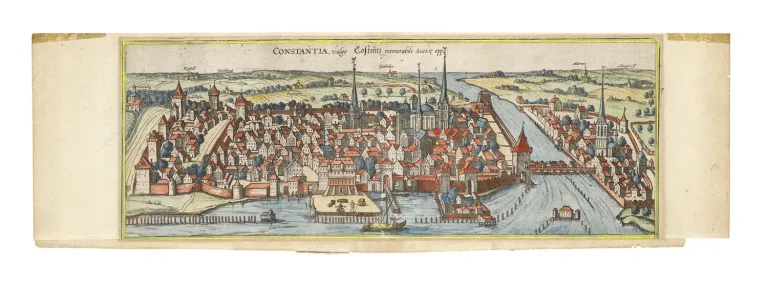 Georg i Franz Hogenberg Braun – Constantia, vulgo Costnitz, memorabile Sueviae opp