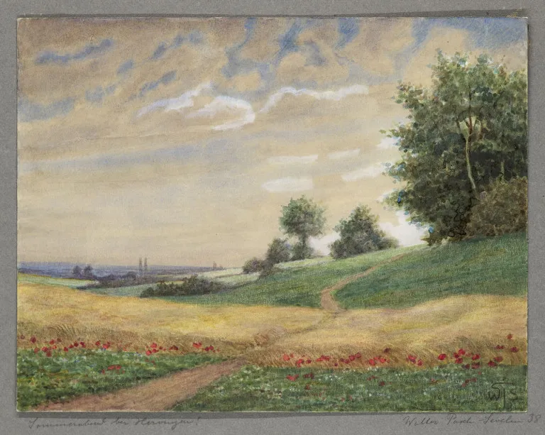 Walter Pasch-Sevelen – Sommerabend bei Herongen