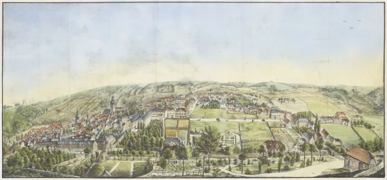 J. C. Hilverkus – Ansicht der Stadt Elberfeld