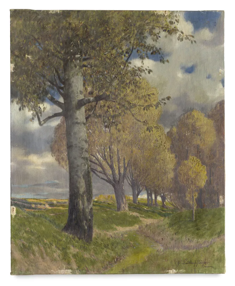Gustav Wilhelm Lautenschläger – Allée d'arbres