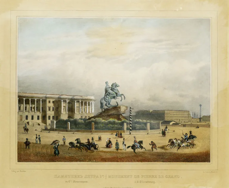 Louis Philippe Alphonse Bichebois – Monument de Pierre le Grand à Saint-Pétersbourg