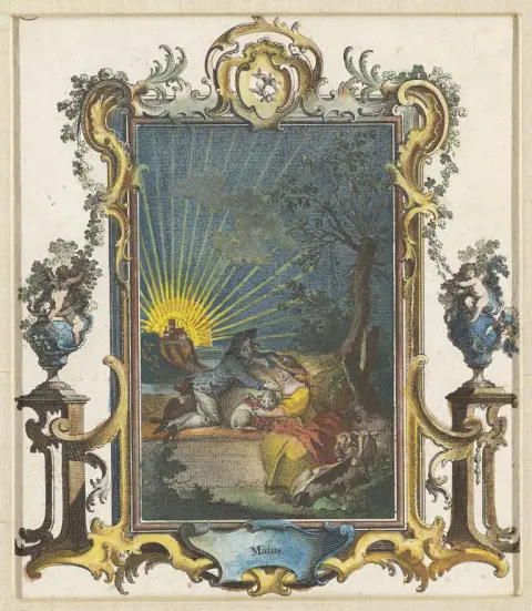 Johannes Esaias Nilson – Les 12 mois avec les occupations et plaisirs des mois