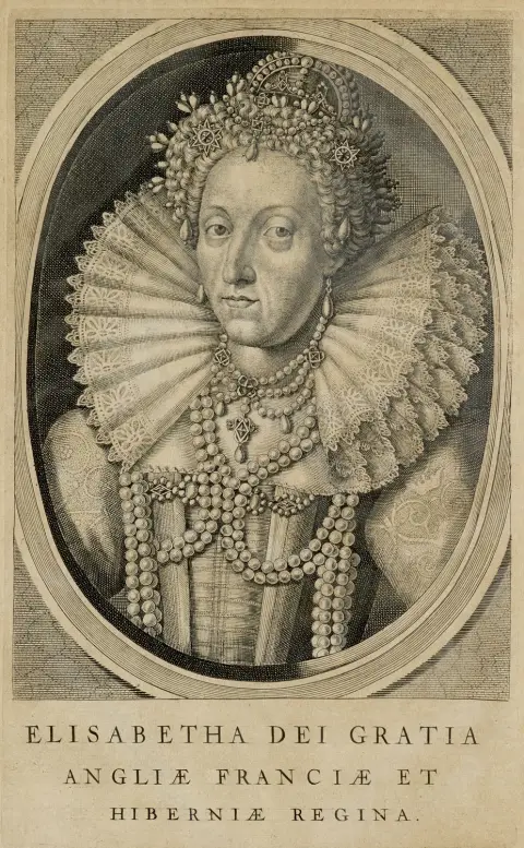 2e moitié du 17e s. Néerlandais – Elisabetha Dei Gratia Angliae Franciae et Hiberniae Regina