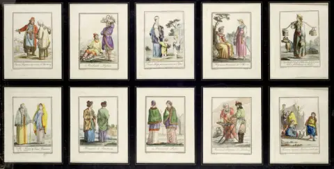 Jacques Grasset de Saint-Sauveur – Collection de 10 costumes russes
