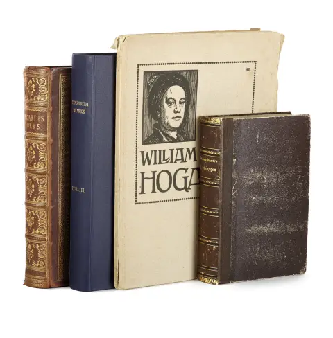 Georg Christoph Lichtenberg – Собрание из 4 произведений о Уильяме Хогарте