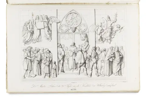 Johann Gottfried Schadow – Пояснения к иллюстрациям скульптурных работ Иоганна Готфрида Шадова, его сына Ридольфо…