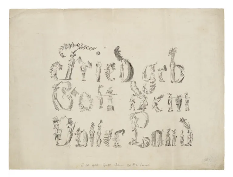18. Jahrhundert Deutsch – Figurenalphabet