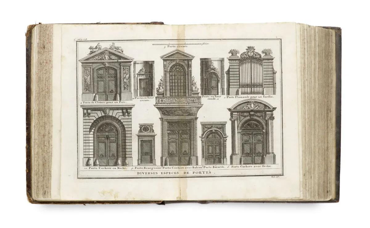 Augustin Charles de Aviler – Uitgebreide handleiding voor de burgerlijke bouwkunst, met levensbeschrijvingen en de vijf orden van J. Bar. de Vignola