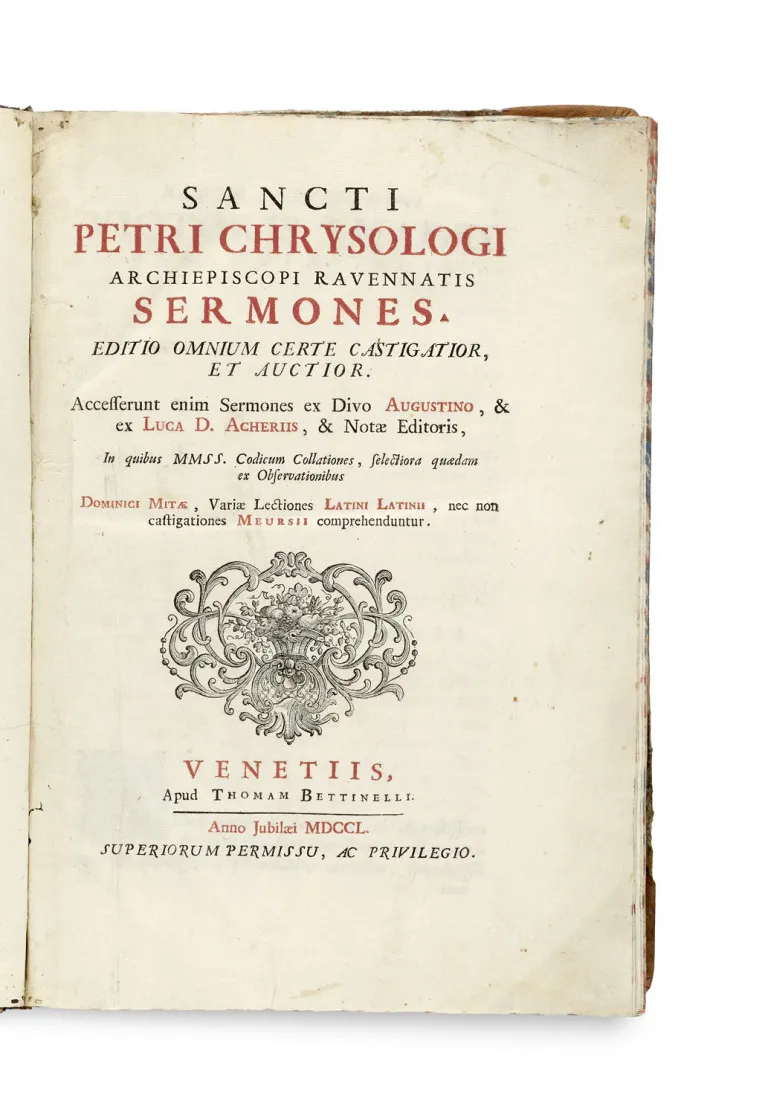 Petrus Chrysologus – Sermones