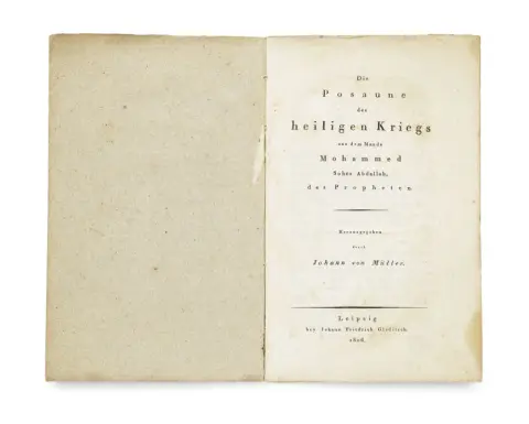 Johannes von Müller – Die Posaune des heiligen Kriegs aus dem Munde Mohammed Sohns Abdallah des Propheten