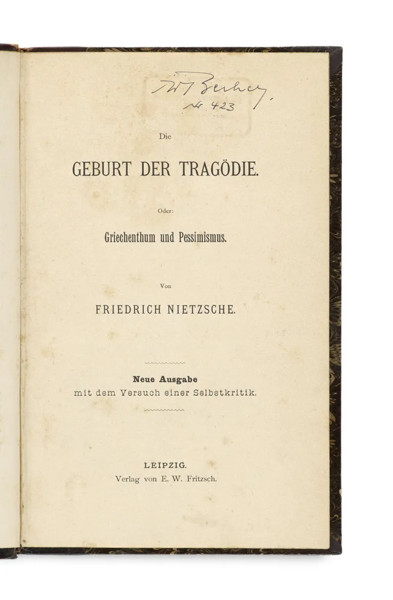 Friedrich Nietzsche – La Naissance de la tragédie