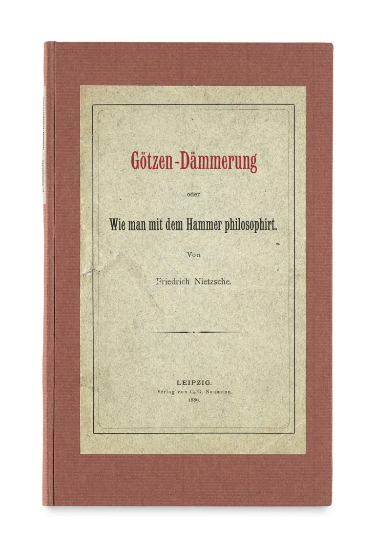 Friedrich Nietzsche – Soumrak idolů aneb Jak se filozofuje kladivem