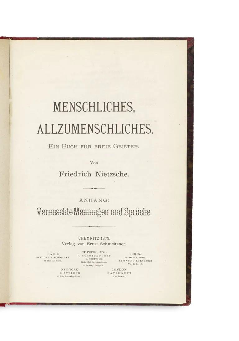Friedrich Nietzsche – Human, All Too Human
