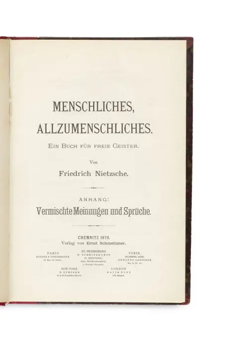 Friedrich Nietzsche – Human, All Too Human