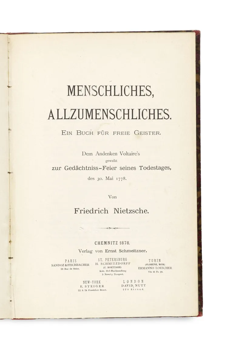 Friedrich Nietzsche – Human, All Too Human
