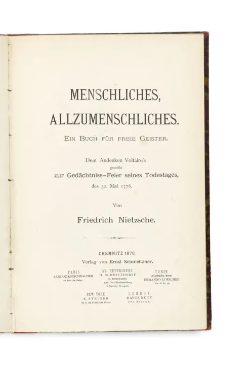 Friedrich Nietzsche – Human, All Too Human