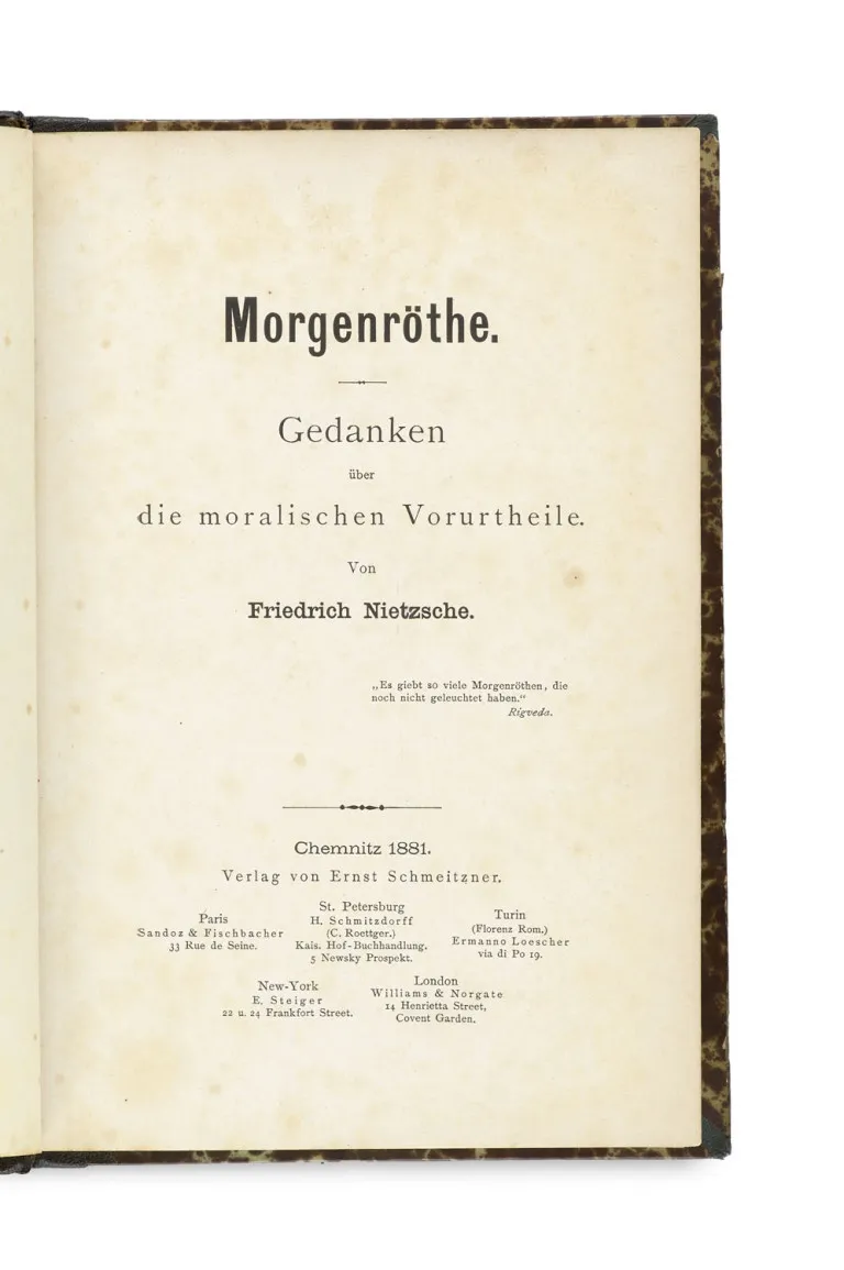 Friedrich Nietzsche – Ranní červánky