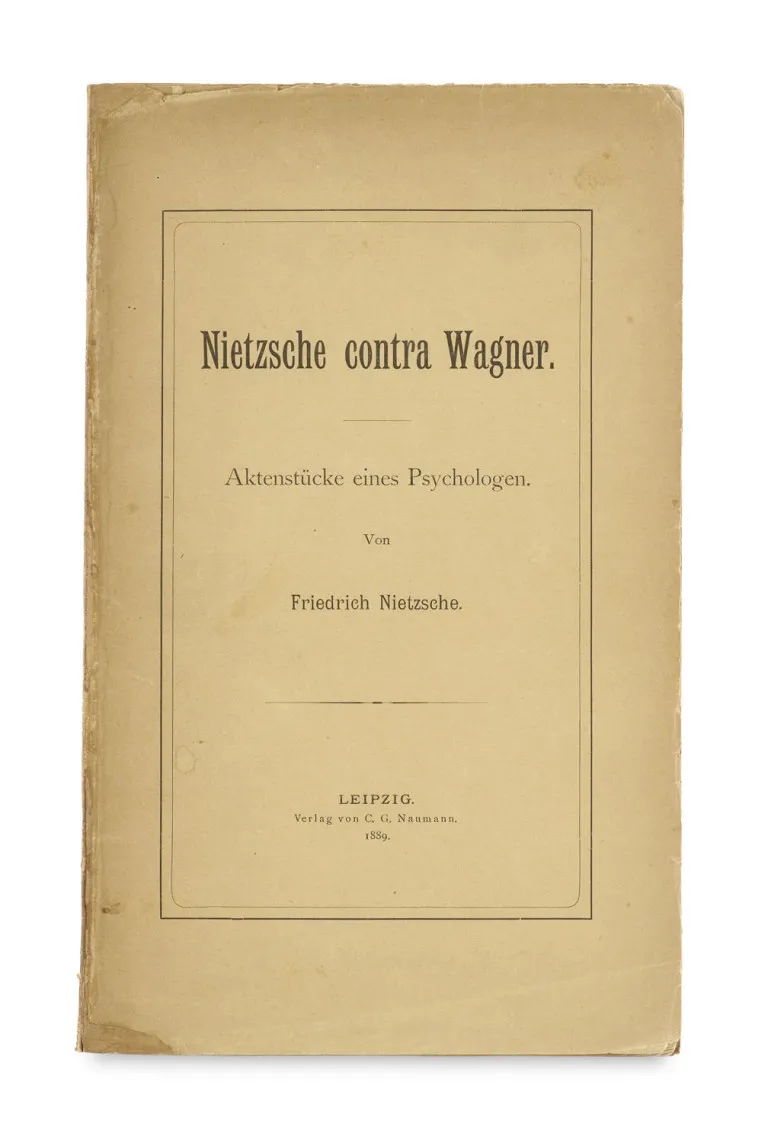 Friedrich Nietzsche – Nietzsche contra Wagner