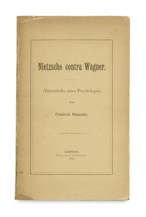Friedrich Nietzsche – Nietzsche contra Wagner