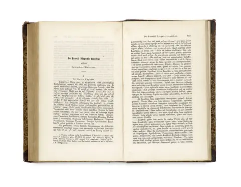 Friedrich Nietzsche – Sammlung von philologischen Erstdrucken in "Rheinisches Museum für Philologie", hrsg