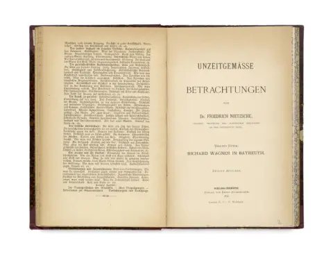 Friedrich Nietzsche – Unzeitgemäße Betrachtungen