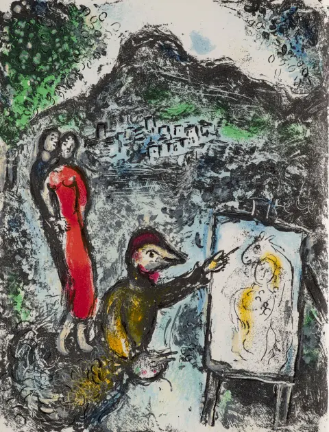 Marc Chagall – Kolekcja dwóch dzieł z łącznie 3 oryginalnymi litografiami