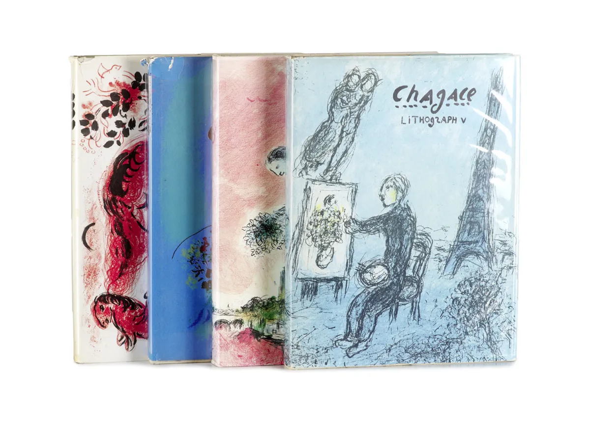 Charles Sorlier – Chagall Lithograph III - VI w 4 tomach - 1962-1985