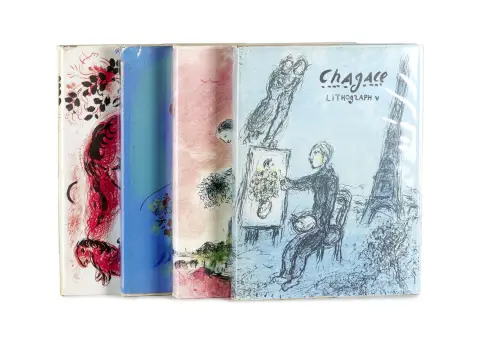 Charles Sorlier – Chagall Lithograph III - VI w 4 tomach - 1962-1985