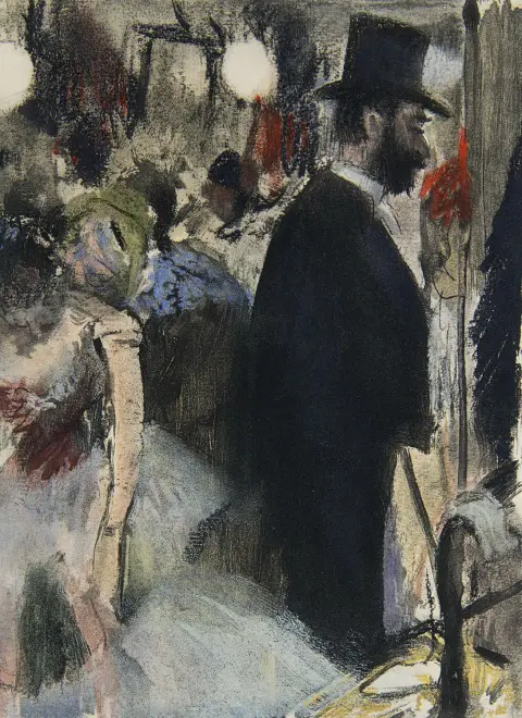 Ludovic Halévy – La Famille Cardinal. Geïllustreerd met een portret van de auteur en drieëndertig monotypes in zwart en in kleur door Edgar Degas