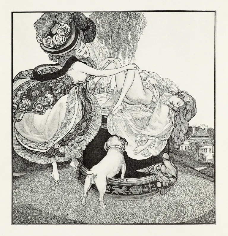 Franz von (pseud.: Coisy Le Conin) Bayros – Verhalen aan de toilettafel