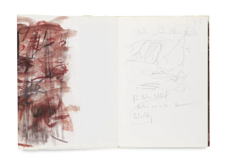 Per Kirkeby – Sbírka 1 publikace, 1 filmového plakátu, 1 faxu, mnoho