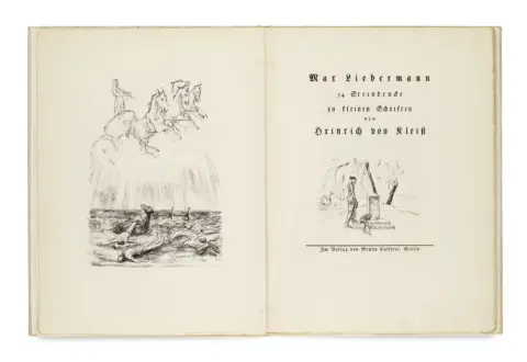 Max Liebermann – 54 lithografieën voor de kleine geschriften van Heinrich von Kleist