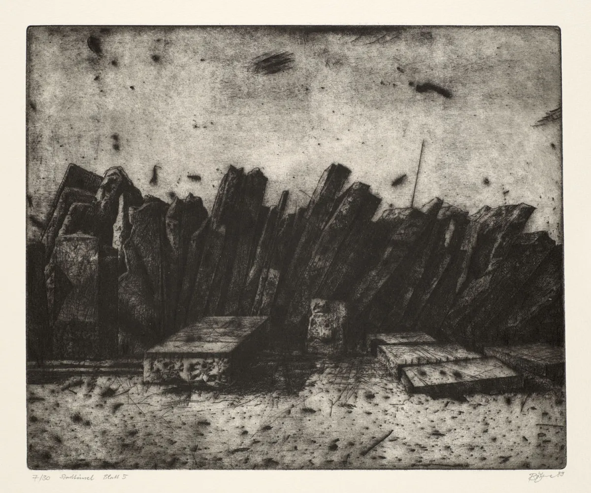 Heinz-Jürgen Böhme – Stedelijk eiland van de oude Johannisfriedhof Leipzig