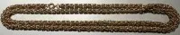 massive Doublekette, L-80 cm, 43,61 gr.