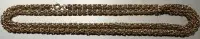 massive Doublekette, L-80 cm, 43,61 gr.