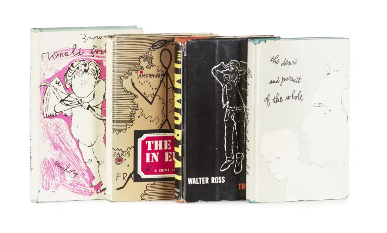 Sammlung von 4 Werken mit Original Cover Illustrationen von Andy Warhol