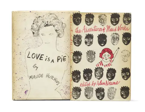 Twee werken met originele omslagillustraties van Andy Warhol