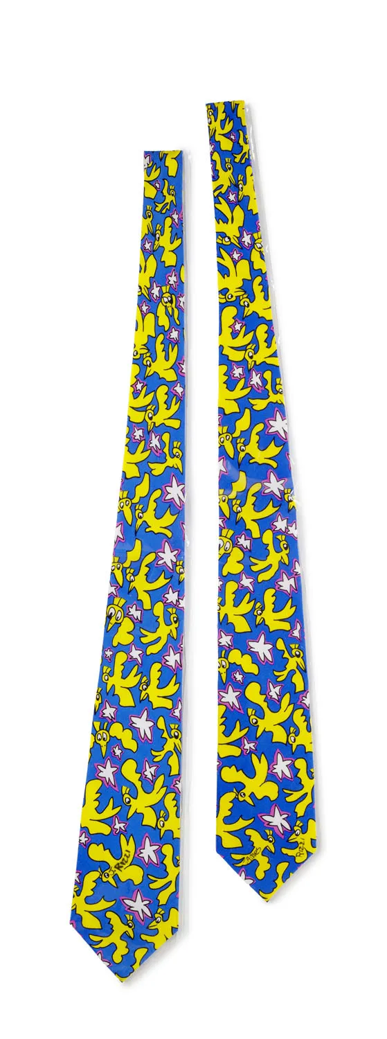 James Rizzi – Twee gesigneerde stropdassen van Rizzi
