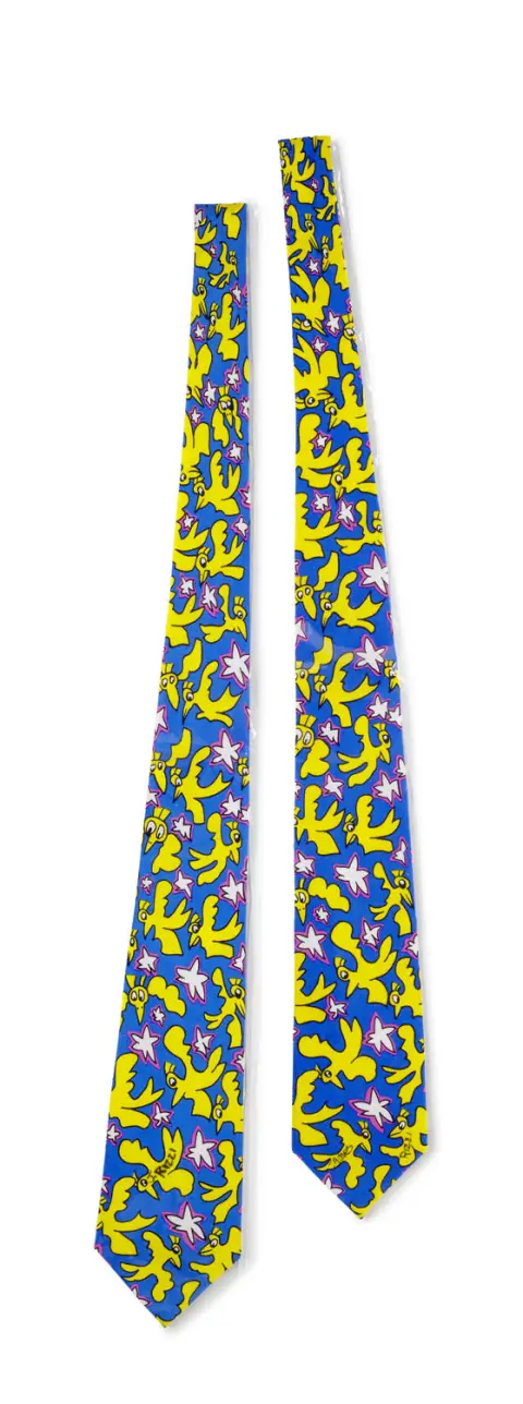 James Rizzi – Twee gesigneerde stropdassen van Rizzi